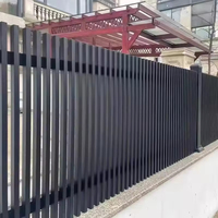 Clôture en aluminium à lames résistantes aux intempéries, de qualité commerciale, certifiée CE et approuvée ISO