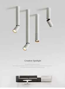 Foco Led plegable de tubo largo antideslumbrante para interior, hogar, Hotel, 360, Cob giratorio, ajustable, 10W, montaje en superficie, Downlight - Product Image 4