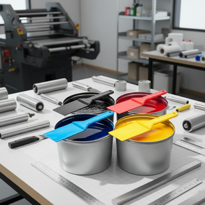 Bonedry HRX Sheet Fed Offset Printing Ink CMYK 4 Color High Gloss Fast Drying for Paper Packaging <strong>Books</strong> 1kg Can Bulk Supply OEM - Product Image 2