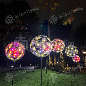 Lumière décorative LED d'extérieur en forme de pissenlit pour les sentiers de parc et l'ambiance nocturne - Product Image 6