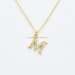 Collar <span class=keywords><strong>de</strong></span> Acero Inoxidable 316L Chapado en <span class=keywords><strong>Oro</strong></span> con Letra <span class=keywords><strong>para</strong></span> <span class=keywords><strong>Mujer</strong></span>, con Colgante <span class=keywords><strong>de</strong></span> Letra Inglesa Europea (26 Letras Disponibles), Cadena <span class=keywords><strong>para</strong></span> Clavícula - Product Image 4