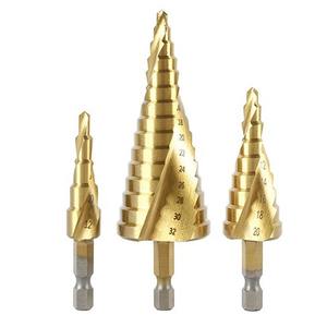 ดอกสว่านคาร์ไบด์แบบขั้นบันได หัวหกเหลี่ยม เมตริก 4341 สำหรับเหล็ก เกรดอุตสาหกรรม แบบมือขวา มาตรฐาน DIN - Product Image 3