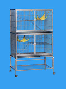 Gabbia per Uccelli Extra Large Ecologica in Ferro con Vassoio in Plastica per Allevamento di Pappagallini Africani, Set Decorativo per Matrimoni, Confezione Nera - Product Image 6