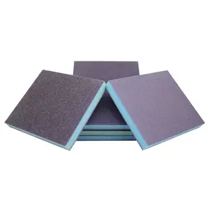 PMS 120*98*13mm Double Side Colorful Metal/Drywall/Wood Sanding Sponge Blocks