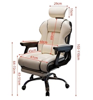 Sièges confortables inclinables Design ergonomique Style minimaliste moderne Siège réglable Disponible dans différentes couleurs et styles