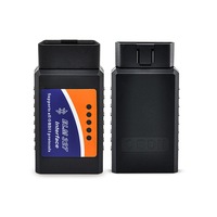 OBD2 V1.5 Mini ELM327 PIC18F25K80 detector de fallas de coche OBD negro Elm327 escáner herramienta de diagnóstico