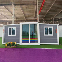 Venta al por mayor de lujo de 3 dormitorios casa móvil prefabricada CASA DE ACERO modular contenedor plegable con baño completo para uso en apartamentos