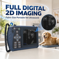 EURVET Palm Volldigitales Veterinär-Ultraschallsystem Tragbarer Tierarzt-Scanner Trächtigkeitstest für Tiere Tierklinik Nutztierfarm Diagnose