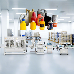 Machines pour petites entreprises fabriquées à Shanghai Machine d'étiquetage automatique de capsulage de remplissage d'huile moteur liquide 5L <span class=keywords><strong>10L</strong></span> avec CE ISO9001 - Product Image 6