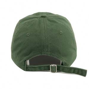 Gorra de béisbol de algodón con logotipo bordado personalizado de sombreros de papá sin estructura de 6 paneles - Product Image 4