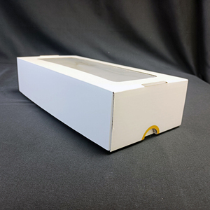 Sp3090 tùy chỉnh hộp các tông sóng trắng với hộp dày cửa sổ - Product Image 3