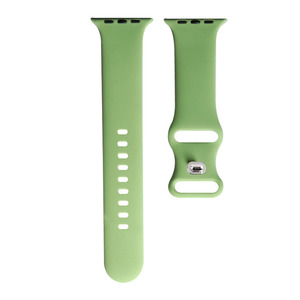 Bracelet de montre en silicone de couleur unie avec fermoir papillon en forme de huit pour Apple Watch Series 8, compatible avec IWatch - Product Image 5