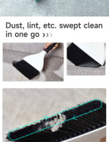 Brosse à cheveux pour chambre Realida, balai magique domestique, ensemble balayette et pelle avec brosse pour clavier et bureau