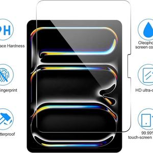 ฟิล์มกระจกนิรภัย 9H HD Clear สำหรับ iPad Pro A16 2025 รุ่นที่ 11 ขนาด 11 นิ้ว และรุ่นที่ 10 ขนาด 10.9 นิ้ว Air 2026 - Product Image 2