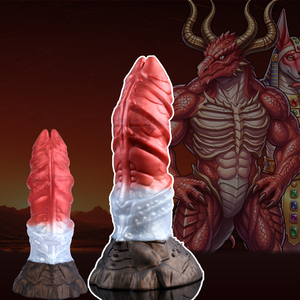 Dildo de Silicona con Ventosa Hell Claw Fantasy, Estimulador de Punto G de Gran Tamaño, Textura Realista, Juguete para Adultos para Amantes de las Pelucas - Product Image 1