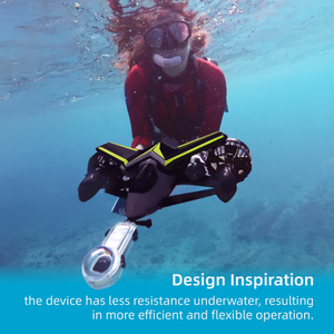 Potente Scooter Subacqueo Elettrico da 1000W, Profondità 30m/100ft, Alta Velocità 2m/s, Doppio Motore, per Snorkeling e Immersioni - Product Image 5