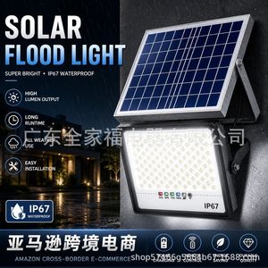 Lámpara Solar de Pared para Exteriores de 100W, LED, Impermeable IP67, Iluminación de Jardín - Product Image 1