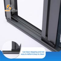 Kit de Porte Moustiquaire Plissée Rétractable Détachable Vendu en Usine, Design Moderne, Anti-Insectes Pliante