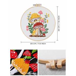 刺Embroidery糸とフープ付きのかわいいDIYパンチ針刺Embroideryキットパンチ針刺Embroideryキット - Product Image 4