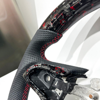 Volant sport en cuir et fibre de carbone forgée rouge pour Pontiac VE G8, en stock dans l'entrepôt américain, livraison gratuite, livraison rapide