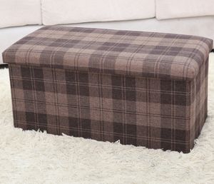 Taburetes de Almacenamiento Plegables Compactos, Otomanas Versátiles para Sala de Estar y Dormitorio - Product Image 3