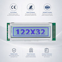 Module d'affichage LCD à matrice de points graphique 77x27.6 LCM 122x32 Maijin 3.3V-5.0V, écran paysage, direction de visualisation à 6/12 heures