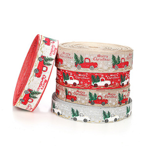 Venta caliente listo para enviar adornos de regalo de amor de Navidad rollo de cinta de seda barato de 2m para decoraciones de árboles de Navidad - Product Image 1