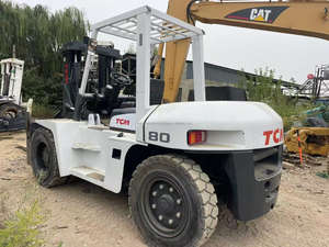 Haute performance TCM 80 chariot élévateur hydraulique diesel de 8 tonnes composants d'origine pour le transport de conteneurs chariot élévateur d'occasion à vendre - Product Image 5