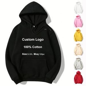 Sudadera con Capucha de Invierno para Hombre, 100% Algodón Puro, Talla Grande, Estilo Holgado, Multicolor, Técnica de Sublimación Personalizada, Venta al Por Mayor - Product Image 1