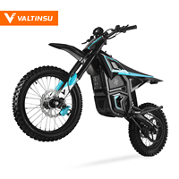 Valtinsu Em5 Ultra 72V 8000W 90Km/H Moto tout-terrain avec carter moteur en fer, moto de course haute vitesse pour adulte