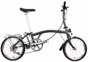 3SIXTY 折りたたみ自転車 16インチ 6段変速 G6 スチールフレーム ミニ 折り畳み式自転車 <span class=keywords><strong>M</strong></span>/Y/S バー Brompton互換 3つ折りバイク - Product Image 4