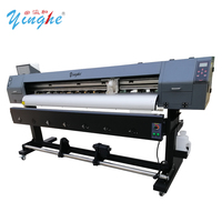 Impresora de Inyección de Tinta para Pancartas Flexibles Yinghe de 1.8 m, Impresora de Disolvente Ecológico de 6 pies con Cabezal XP600, Máquina de Impresión en Lienzo, Impresora de Formato Grande