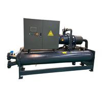 Refroidisseur industriel à vis de 120 CV, refroidi par eau, prix usine, équipement de solution de refroidissement