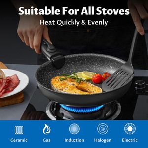 <b>Induction</b> Cookware Set 10 Pieces, Nonstick Pots and <b>Pans</b> Set With Detachable Handles - Product Image 4