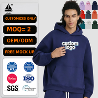 Sweat à capuche pour homme de haute qualité, multicolores, avec logo personnalisé, 100% coton, surdimensionné, automne, 350GSM, écologique, imperméable