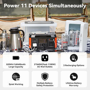 Banque d'alimentation extérieure personnalisée 500W grande capacité 220V stockage d'énergie portable <span class=keywords><strong>camping</strong></span> transfrontalier haute puissance - Product Image 4