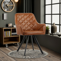 Fauteuil inclinable moderne en similicuir pour salon et chambre à coucher, fauteuil de lecture rembourré avec dossier haut