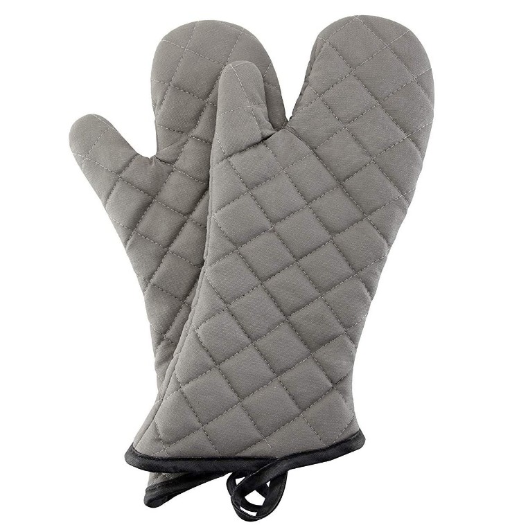 Плотная термостойкая кухонная ручная перчатка, индивидуальный держатель для кастрюль и варежки для духовки
