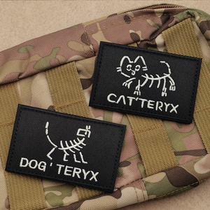 Meistverkaufter Tier-Themen-Aufnäher mit Stickerei zum Aufbügeln oder mit Klettverschluss für Kleidung und Outdoor-Taschen-Dekoration Umweltfreundlich - Product Image 3