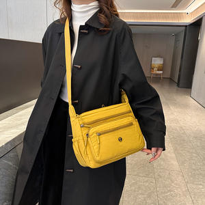 Bolso Bandolera Simple de Nailon para Mujer, Multicolor, Gran Capacidad, Cierre de Cremallera, Resistente al Agua, Verano 2025 - Product Image 3