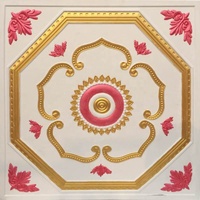 NEIGE BM Rose couleur GRG de plafond en plâtre pour le marché de l'afrique