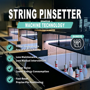 Máquina Automática de Bajo Consumo para Colocar Bolos de Boliche, Pista de Boliche Privada para <span class=keywords><strong>Villa</strong></span> Individual - Product Image 4