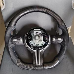 Volante Deportivo Inteligente de Fibra de Carbono y Cuero para <span class=keywords><strong>BMW</strong></span> F30 F10 E90 E72 E60 <span class=keywords><strong>E46</strong></span> M2 M3 M4 M5 M6 de Alta Calidad - Product Image 4