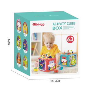 ของเล่นเสริมพัฒนาการเด็กเล็ก มอนเตสซอรี่ 6 in 1  ลูกบาศก์กิจกรรมหกด้าน ทำจากพลาสติก - Product Image 2