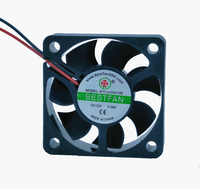 Ventilateur de refroidissement axial à double roulement à billes 5V 12V 24V 50mm Châssis d'ordinateur 50x50x20mm 5020 Brushless Cooler Fan Lames en plastique OEM ODM