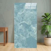 Carrelage en marbre de porcelaine bleu jade, corps plein, poli, résistant aux acides, 600/1200, carrelage mural, garantie 5 ans, salon moderne