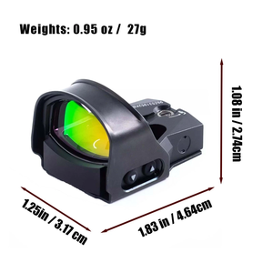 Chiến Thuật Săn bắn phạm vi r1pro 1x30mm 3 mo-a nhôm Red Dot Sight nhỏ gọn mở phản xạ tầm nhìn với tính năng chống thấm nước - Product Image 3