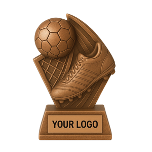 جائزة تذكارية على شكل حذاء كرة قدم مصنوعة من الراتنج ومطلية يدويًا من شركة وي فيستا، متوفرة باللون الذهبي والفضي والبرونزي - Product Image 4
