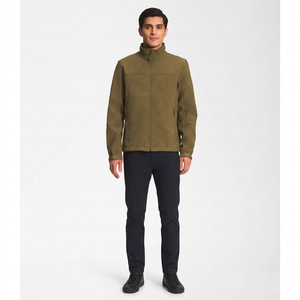 Veste Softshell en Toile Enduite Style Unique Finer Threads pour Hommes - Imperméable, Col Montant, Capuche, Sports de Plein Air Automne, 100% Coton - Product Image 1