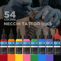 Suministros de Tinta para Tatuajes NECCIH al por Mayor Set de Tinta para Tatuar Arte Corporal Pigmento para Tatuajes de Colores Completos